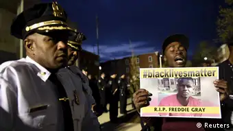 Proteste gegen Polizeigewalt in Baltimore