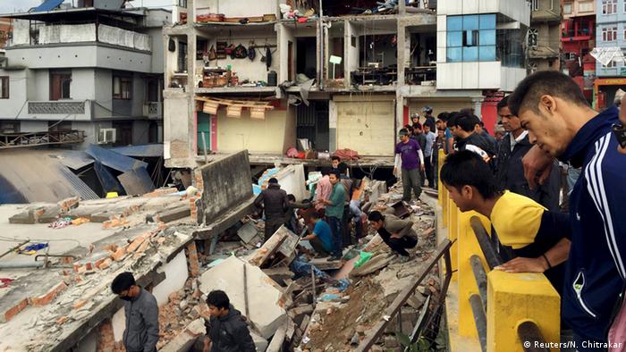 Nepal Kathmandu Starkes Erdbeben