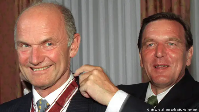 Ferdinand Piech VW Aufsichtsratschef und Gerhard Schröder