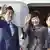 Shinzo Abe with his wife Akie waves as they board plane for US Photo: Yohei Nishimura/Kyodo News via AP