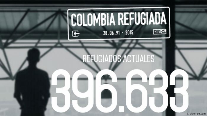 Screenshot Colombia Refugiada
