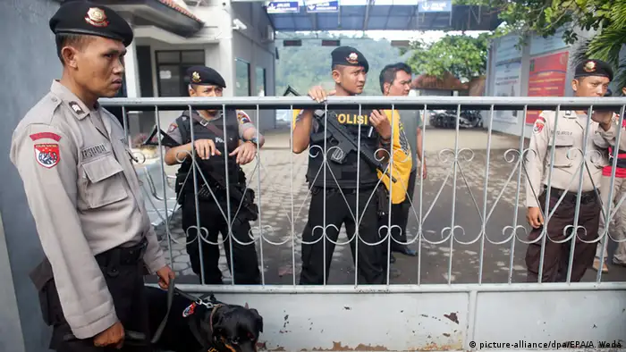 Indonesien Letzter Familienbesuch für Verurteilte in indonesischem Gefängnis