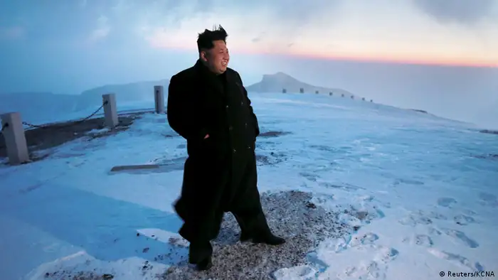 Nordkorea Kim Jong Un Berg Paektu
