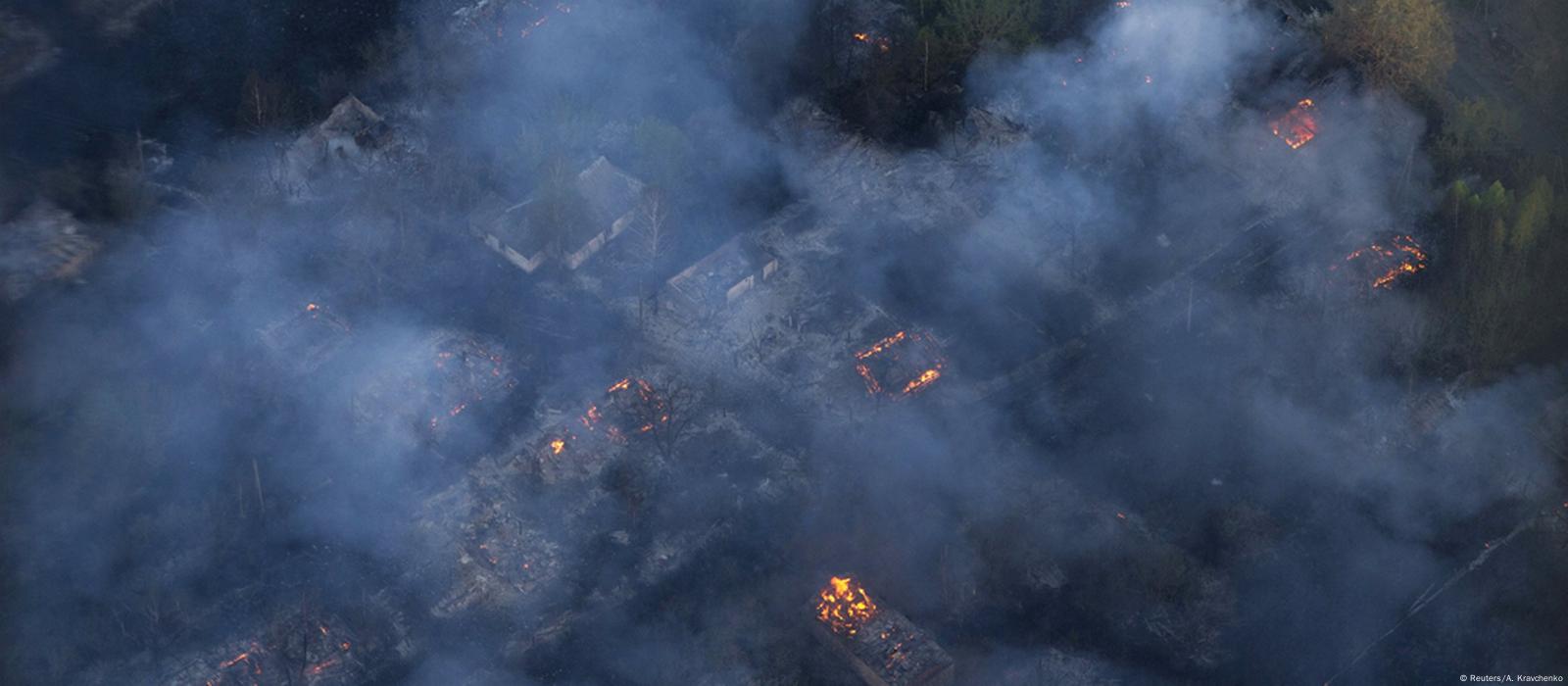 Greenpeace: Пожар в Чернобыле опасен для населения – DW – 29.04.2015