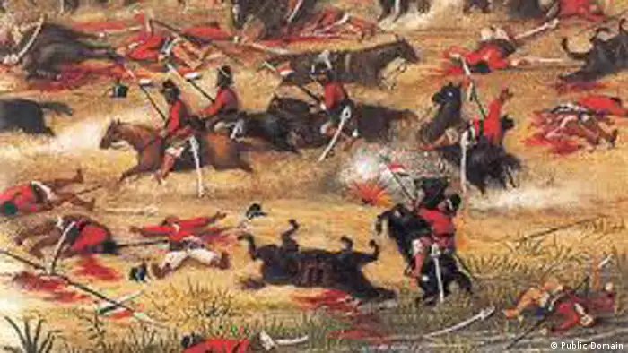 Triple Alianza Gefecht von Tuyuti Oelgemaelde