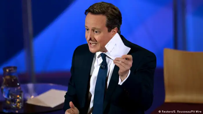 Großbritannien Wahlen 2015 Fernsehdebatte