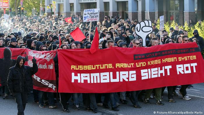 Krawalle Bei 1 Mai Demonstrationen In Hamburg Aktuell Deutschland Dw 01 05 15