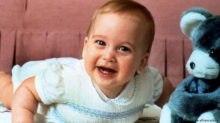 Prince William as a baby (picture-alliance)