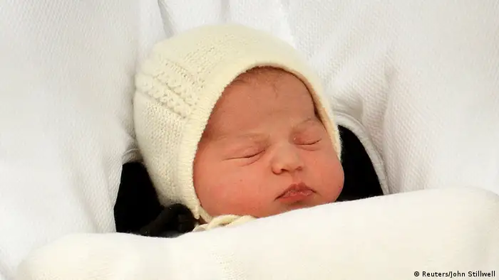 Großbritannien London Geburt Royal Baby Präsentation 