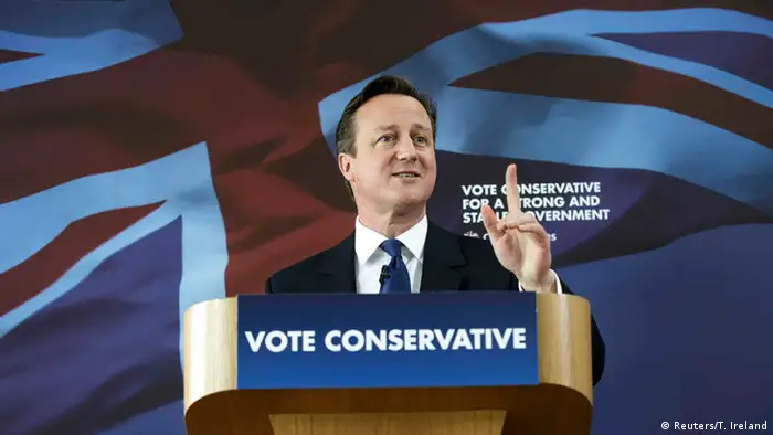 Großbritannien David Cameron Wahlkampf 2015