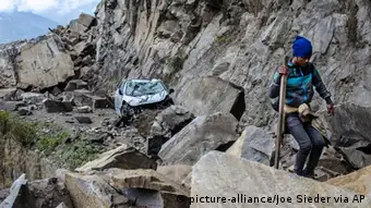 Nepal Langtang Nationalpark Erdrutsch Erdbeben