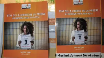 Studie zur Pressefreiheit in Burkina Faso, vorgestellt am 3. Mai in Ougadougou. Foto: Gerlin Vollmer/ DW Akademie