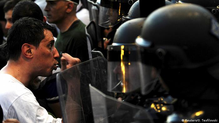 Mazedonien Proteste in Skopje