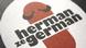 Herman Ze German restaurant logo Herman Ze German restaurant logo