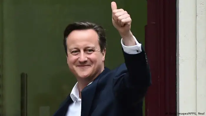 Großbritannien Wahl zum Unterhaus David Cameron OVERLAY