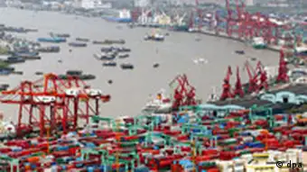 Umsatz im Hafen von Schanghai steigt