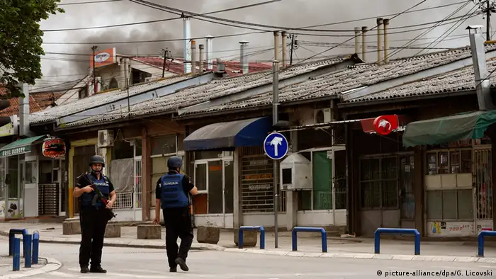 Mazedonien Polizisten bei Schießerei verletzt