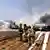Тушение пожара на месте крушения самолета А400М под Севильей