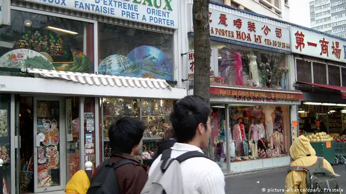 Frankreich Chinatown in Paris