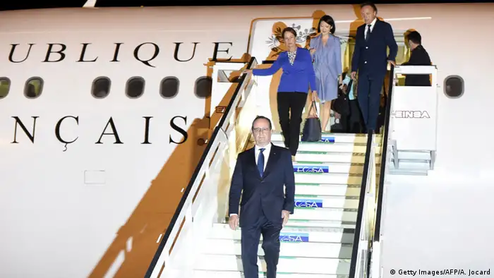 Kuba Francois Hollande Ankunft in Havanna