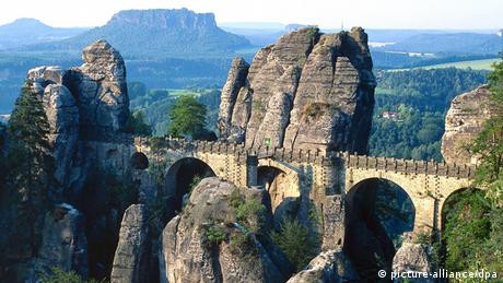 Basteibrücke in der Sächsischen Schweiz 