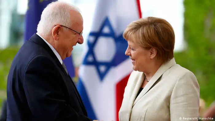 Staatsbesuch Israels Präsident Rivlin trifft Merkel in Berlin