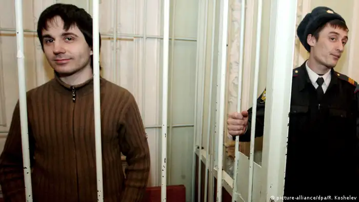 Russland Künstler Leonid Nikolajew im Gefängnis