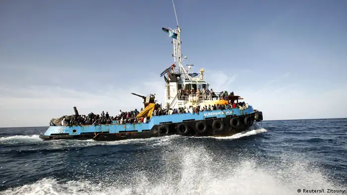 Symbolbild Flüchtlinge Mittelmeer EU
