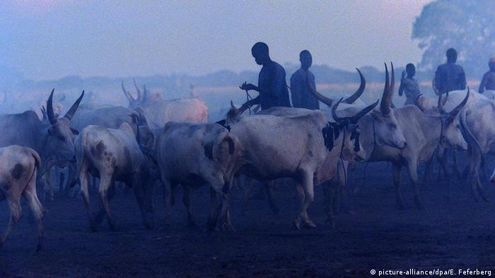 Peaceful scenery in 2003, before South Sudan became an independent state 2011.