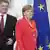 Петр Порошенко и Ангела Меркель на одной из прежних встреч в Берлине