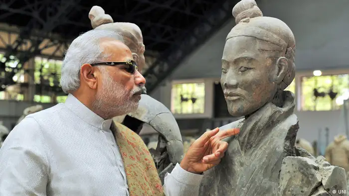 Staatsbesuch Indiens Premierminister Modi besucht China