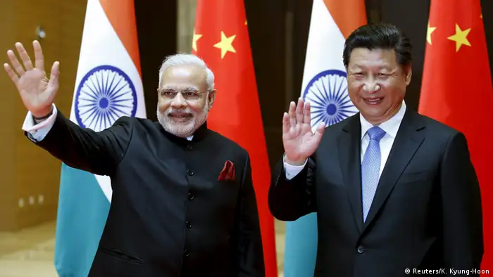 Staatsbesuch Indiens Premierminister Modi besucht China Xi Jinping
