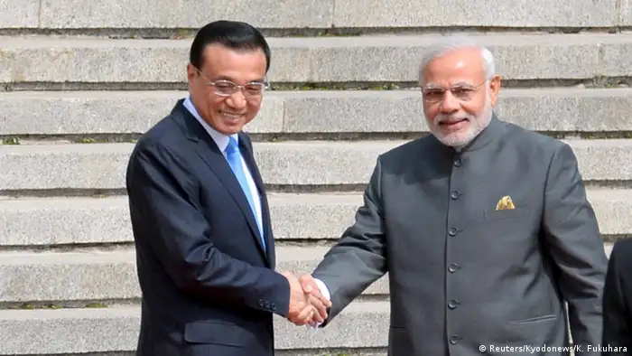 Indien China Modi bei Li Keqiang