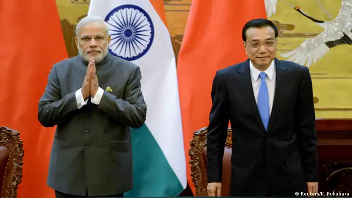 Indien China Modi bei Li Keqiang