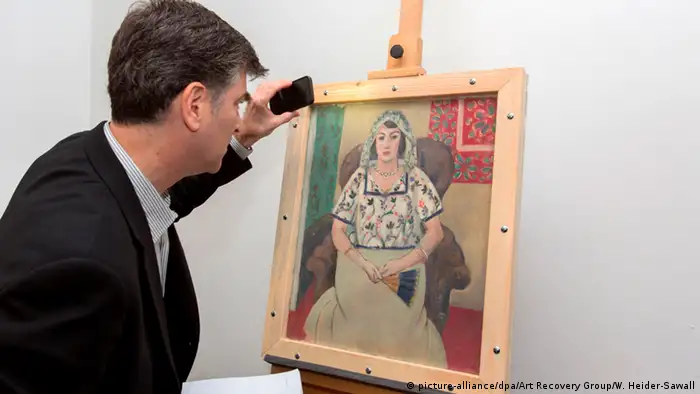 Deutschland Gurlitt Rückgabe des Gemälde In einem Sessel sitzende Frau von Matisse