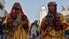 Deux musiciens jouent du Gnawa au cours du festival d'Essaouira au Maroc Deux musiciens jouent du Gnawa au cours du festival d'Essaouira au Maroc