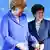 Bundeskanzlerin Merkel mit WHO-Chefin Chan (r.) auf der Weltgesundheitsversammlung