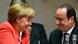 German Chancellor Angela Merkel with French President Francois Hollande German Chancellor Angela Merkel with French President Francois Hollande