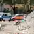 Автомобили полиции и саперов на месте обнаружения авиабомбы в Ганновере