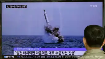 Nordkorea Angeblicher Raketenstart U-Boot