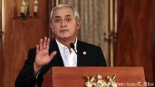Otto Pérez Molina: “Yo no tengo nada que ver”