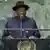 President Goodluck Jonathan on a podium