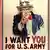 Uncle Sam Rekrutierungsplakat Erster Weltkrieg