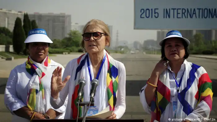 Nordkorea Südkorea DMZ US Aktivistin Gloria Steinem