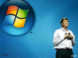 比尔在推销微软“新药”－Vista