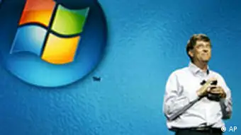 Microsoft Bill Gates in Las Vegas Betriebssystem Vista