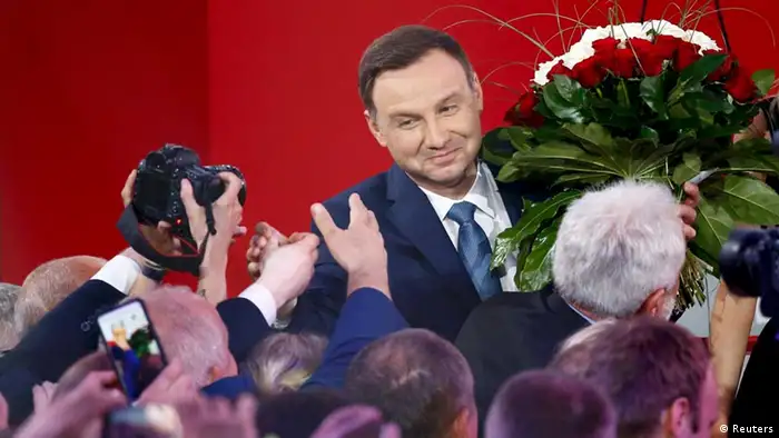 Polen / Andrzej Duda nach Wahlsieg