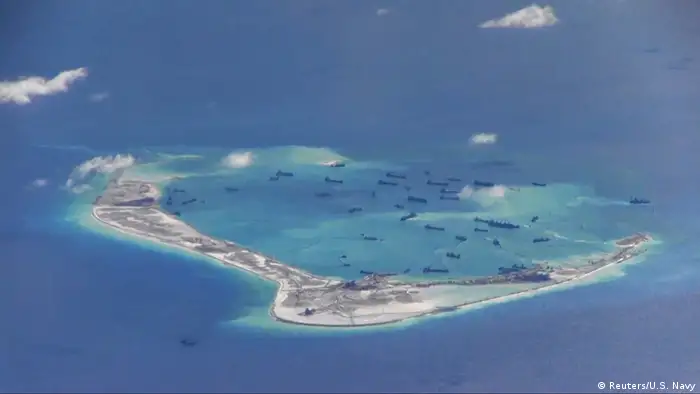 China Konflikt im Südchinesischen Meer Spratly Inseln
