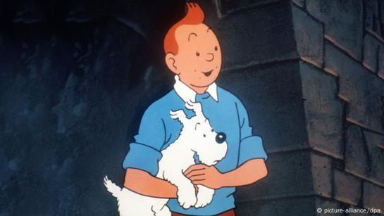 Tintin and discount his dog