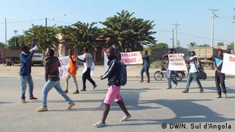 Protest in Benguela, Angola